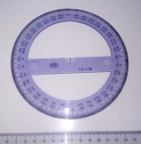 Cumpara ieftin RIGLA / LINIE CIRCULARA VINTAGE NEFOLOSITA / REPERTOAR ../ PAPETARIE