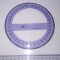RIGLA / LINIE CIRCULARA VINTAGE NEFOLOSITA / REPERTOAR ../ PAPETARIE