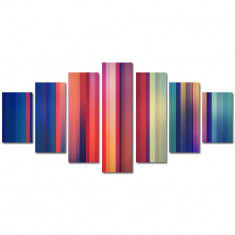 Tablou Multicanvas 7 Piese Spectru color foto