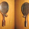 Bricheta Vintage Racheta Tenis arama. Marimi 9.5/3.7cm. Stare buna.