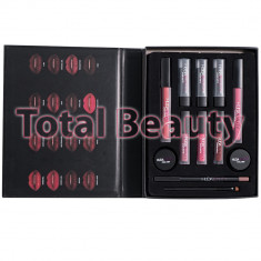 Set Rujuri Lichide Mate, Ruj Mat, Eyeliner, HudaBeauty Limited Edition foto