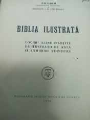 BIBLIA ILUSTRATA - NICODIM si I.D. STEFANESCU - 1936 foto