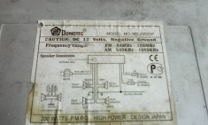 Radiocasetofon Domotec +Radio casetofon auto Volkswagen placa electronica foto