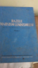 Carte veche Bazele Marxism-Leninismului Manual Scolar 1965 foto