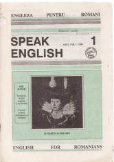 SPEAK ENGLISH NR1/1990 - REVISTA PT INVATAREA LIMBII ENGLEZE foto