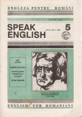 SPEAK ENGLISH NR.5/1990 - REVISTA PT INVATAREA LIMBII ENGLEZE foto