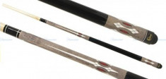 Tac pool biliard, din 2 parti, Orca SII Pool Cue No 2, 145 cm/varf piele lipita foto