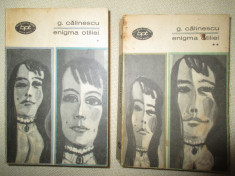 Enigma Otiliei, Vol. 1,2 - G. Calinescu foto