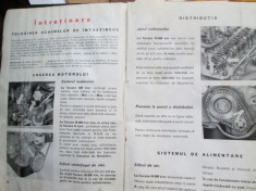 Carte tehnica Auto, instructiuni autorurism epoca/retro Fiat 850,lb.romana foto