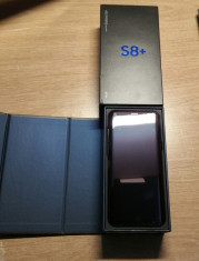 Telefon Samsung Galaxy S8+ Negru liber de retea in cutie cu toate accessoriile foto
