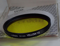 Filtru Foto original Cokin Japan 52mm Y2 Yellow Galben nou in carcasa foto