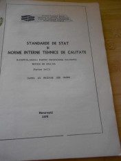 STANDARDE DE STAT -CARNE SI PRODUSE DIN CARNE - 1976 foto