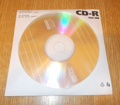 CD CD-R Blank 700mb 52x NOU, la plic foto