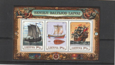 Navigatie ,corabii Lituania. foto