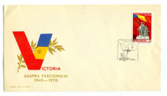 Romania - FDC nr lista 727 - Victoria asupra Fascismului - 1970 foto