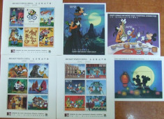 MALDIVES W. DISNEY - MICKEY VIZITEAZA CHINA, 3 M/SH + 3 S/S, NEOB 1996 - WS 62 foto