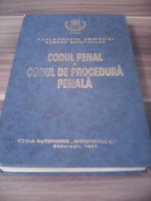 CODUL PENAL/CODUL DE PROCEDURA PENALA foto