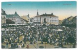 3836 - ARAD, Market - old postcard - unused