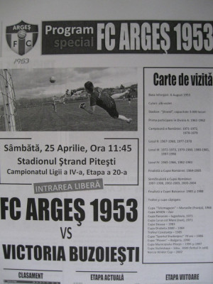 FC Arges 1953 - Victoria Buzoiesti (25 aprilie 2015) foto