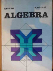 Algebra - Ion D. Ion, R. Nicolae ,537652 foto