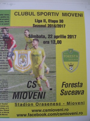 CS Mioveni - Foresta Suceava (22 aprilie 2017) foto