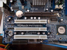 Kit placa baza cpu Intel Pentium 4 la 3ghz, 1,5gb rami, placa video, sk. 478 foto
