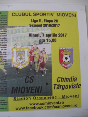 CS Mioveni - Chindia Targoviste (7 aprilie 2017) foto