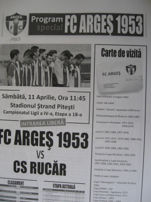 FC Arges 1953 - CS Rucar (11 aprilie 2015) foto