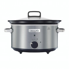 Slow cooker Crock Pot 3.5 Litri , 210 W , 4 persoane , Functie pastrare la cald , Vas ceramic , Inox foto