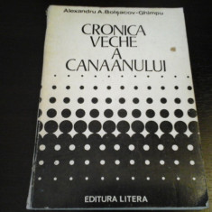 Cronica veche a Canaanului - Al. A. Bolsacov-Ghimpu, Ed. Litera, 1980, 180 pag