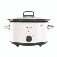 Slow cooker Crock Pot 3.5 Litri , 210 W , 4 Persoane , Functie Pastrare la cald , Vas ceramic , Alb foto