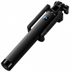 Selfie stick extensibil bluetooth incorporat, negru foto
