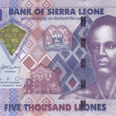 Bancnota Sierra Leone 5.000 Leones 2013 - P32b UNC