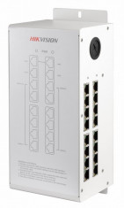 Video/Audio Distributor Hikvision DS-KAD612 built-in voltage-stabilized power, 16 x 100Mbps ports(12-ch supporting network cable foto