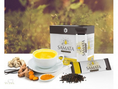 Samata Extra Golden Milk, supliment alimentar natural vegan produs de DLG Franta foto