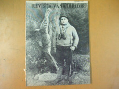 Revista vanatorilor noiembrie 1937 record mondial capra neagra Romania Baneasa foto