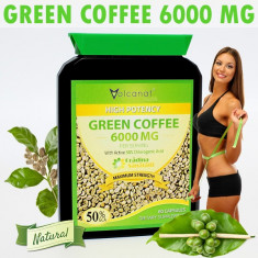 Green Coffee 6000 Mg (Cafea Verde) pt Slabire Sanatoasa, Elimina Grasimea foto