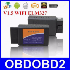 Interfata Diagnoza Universala Elm 327 Wi-Fi OBDII OBD2 v1.5 , Android sau iphone foto