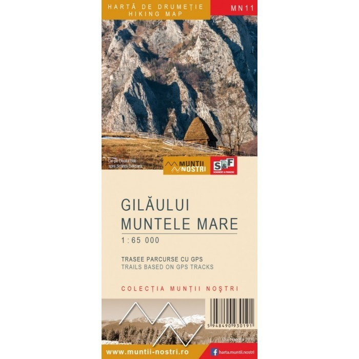 Schubert &amp; Franzke Harta Muntii Nostri Muntilor Gilaului Muntele Mare MN11