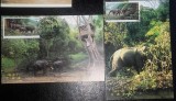 CHINA - FAUNA. ELEFANTI. 2 ILUSTRATE MNH CU TIMBRU PT. MAXIMA (C.P.2)