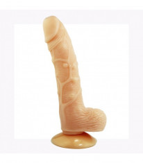 Dildo Anal Vaginal 3.5 cm 17 cm Realistic Penis Silicon BDSM Ventuza Strapon It foto