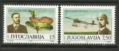 Iugoslavia 1991 - 100th aviatie, serie neuzata foto