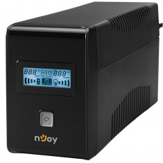 UPS nJoy Isis 850L, 850VA/480W, LCD Display, 2 Prize Schuko cu Protectie, Management, Reglaj foto