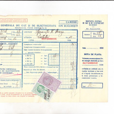 bnk fil 1 leu timbru fiscal + 1 leu FN al aviatiei pe factura 1936