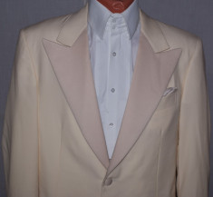 Sacou barbati seara gala / dinner jacket PAL ZILERI marimea 46 / 48 - bej / crem foto