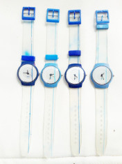 Ceas de mana electronic Swatch albastru bleu foto