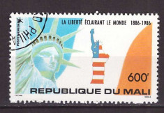 Mali 1986 - 100th Anniversary of Statue of Liberty, stampilata foto