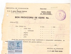 bnk fil Timbre fiscale 2 lei Fondul aviatiei + 3 lei pe bon 1937