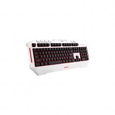 Tastatura Asus Cerberus Arctic, Wired, dimensiuni: 471(L)x186(W)x41(H) mm, culoare: alb, 1100gr, Backlight: Multi-colors (with foto