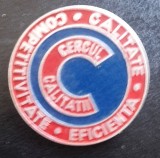 ROMANIA - INSIGNA CERCUL CALITATII